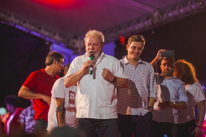 Lula afirmou em ato em Maricá que teria projetos da cidade como modelo para o país - Foto (2017): Marcos Fabrício