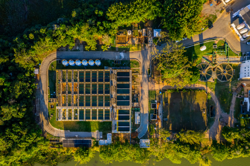 Estação de Tratamento de Água de Juturnaíba, responsável pelo abastecimento de Búzios.