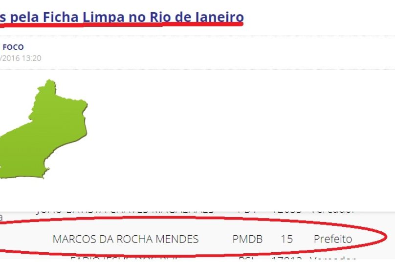 Marquinho Mendes Ficha Suja