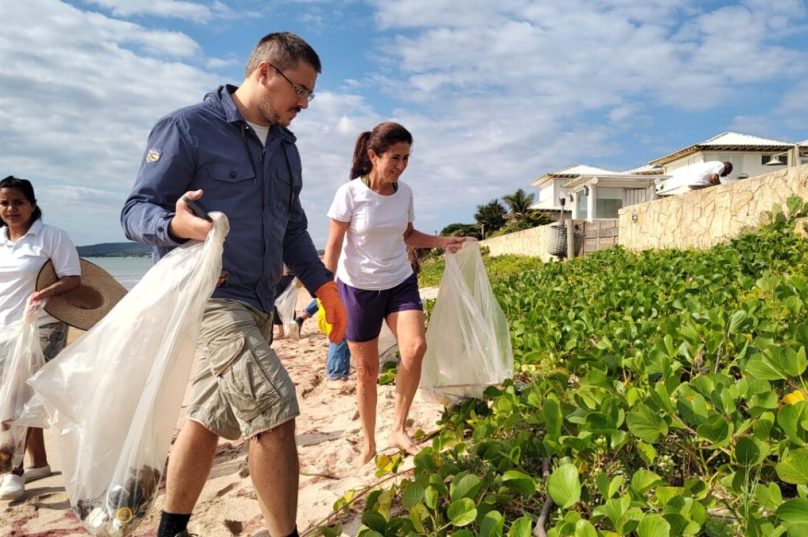 A AMANRASA, fundada recentemente em março de 2023, teve papel fundamental na organização do mutirão, visando proteger a Baía Formosa - Grupo Prensa de Babel