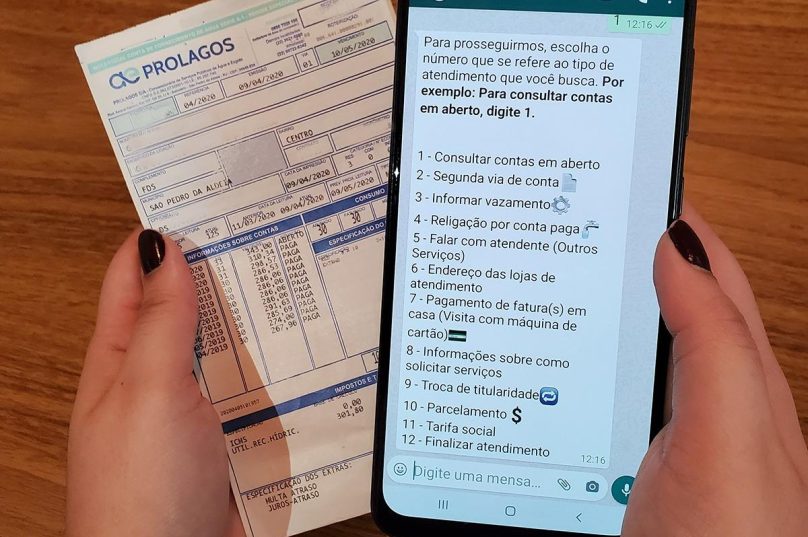 Negociação pode ser feita pelo whatsapp