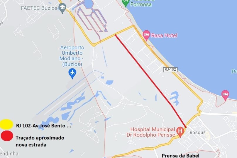 Nova estrada em Búzios