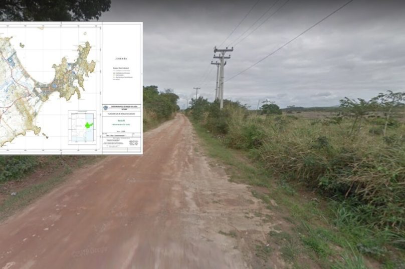 Estrada da Fazendinha. O trecho que passará por obras  unirá o bairro da Rasa a Estrada Búzios x Cabo Frio  - Prensa de Babel