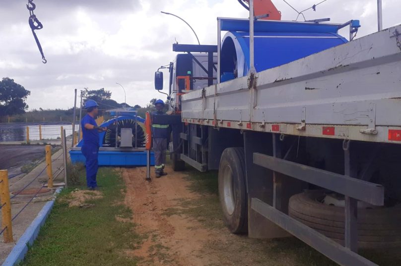 Novos aeradores na ETE Jardim Esperança (11)