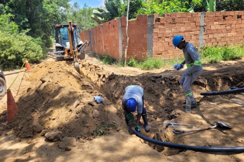 As obras na Comunidade Quilombola vão beneficiar 52 famílias com saúde e dignidade / Divulgação