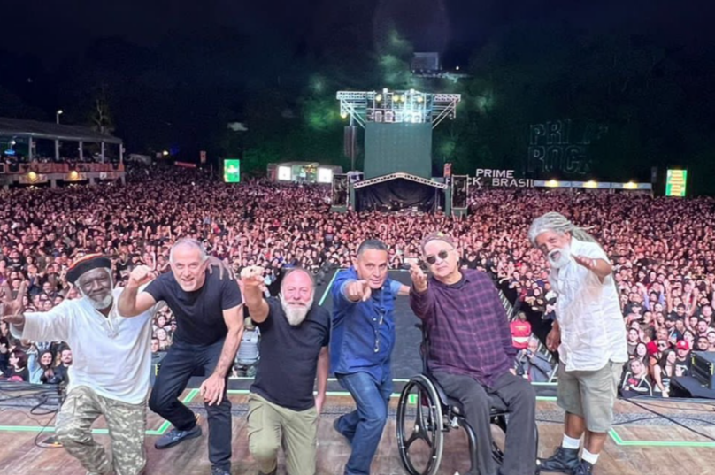Os Paralamas do Sucesso em show recente. Crédito- Pedro Antunes