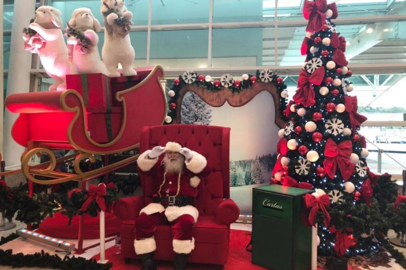 Papai Noel no Shopping Plaza Macaé