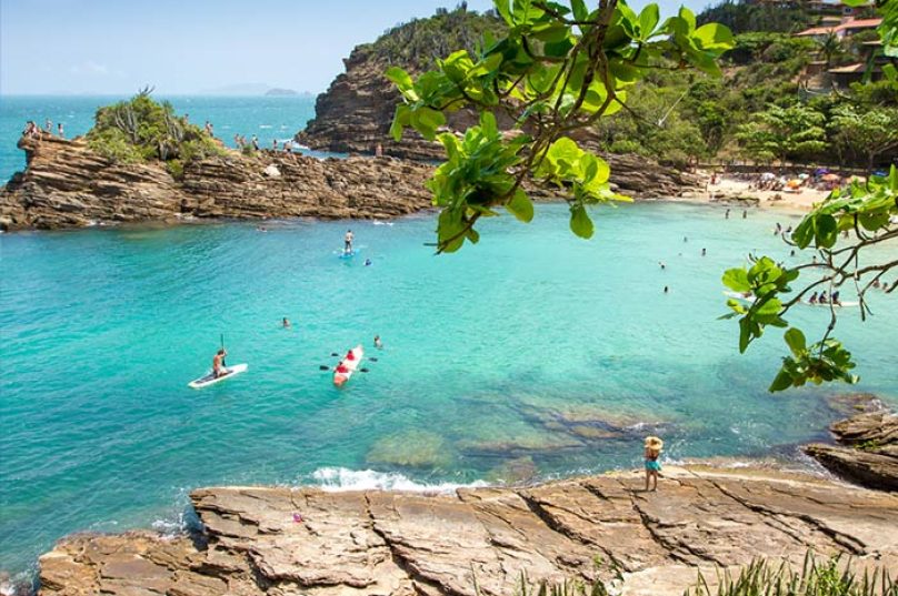 Praia da Ferradurinha -  Búzios (RJ). Imagem: Reprodução