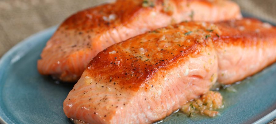 culinária oriental peixe salmão