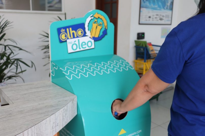 São Pedro da Aldeia recebe novo ponto de coleta de óleo de cozinha usado. Imagem: Divulgação