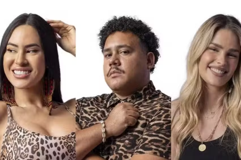 Isabelle, Lucas Henrique e Yasmin formam a 12ª berlinda — Foto: Globo