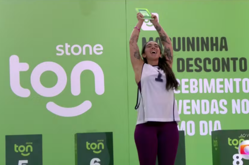 Giovanna vence a Prova do Líder do BBB 24 pela segunda vez — Foto: Globo