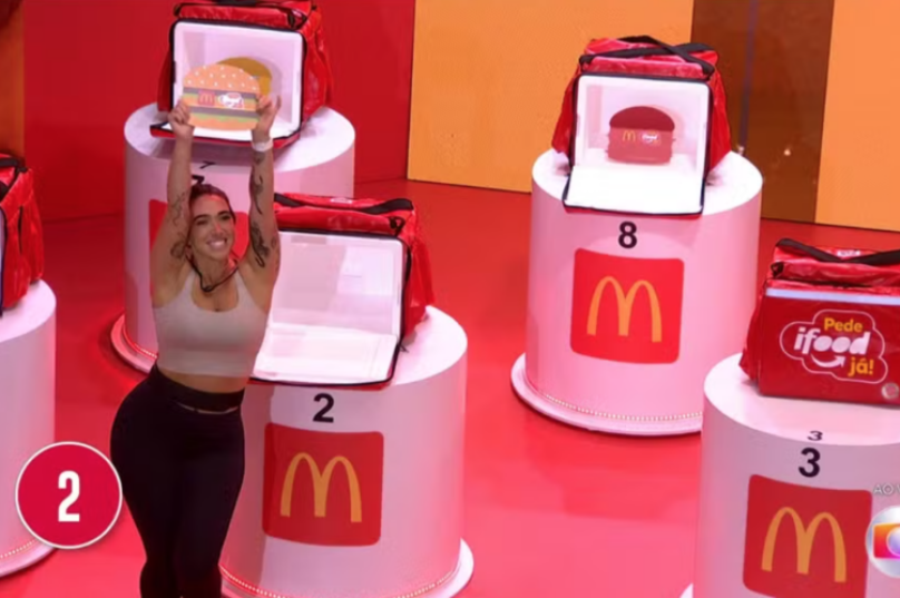 Giovanna vence a Prova do Líder do BBB 24 pela terceira vez — Foto: Globo
