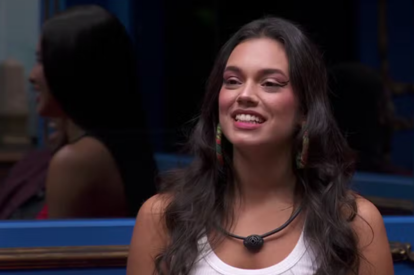 Alane foi eliminada no BBB 24 com 51,11% dos votos — Foto: Globo
