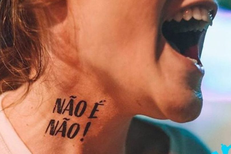 Campanha foi criada em 2017 por um coletivo de mulheres na Bahia. | Imagem: ND Mais | Reprodução
