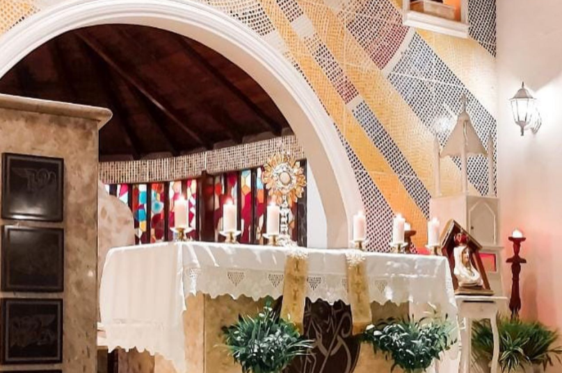 Paróquia Sant'Anna e Santa Rita de Cássia de Búzios. Imagem: Redes Sociais | Divulgação