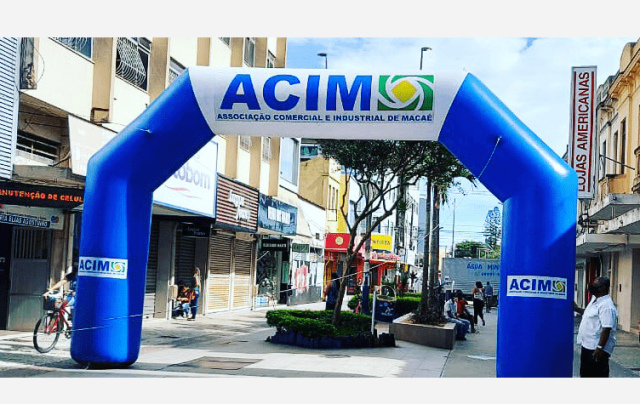 Proposta visa a reabertura do comércio em Macaé. Imagem: ACIM | Divulgação