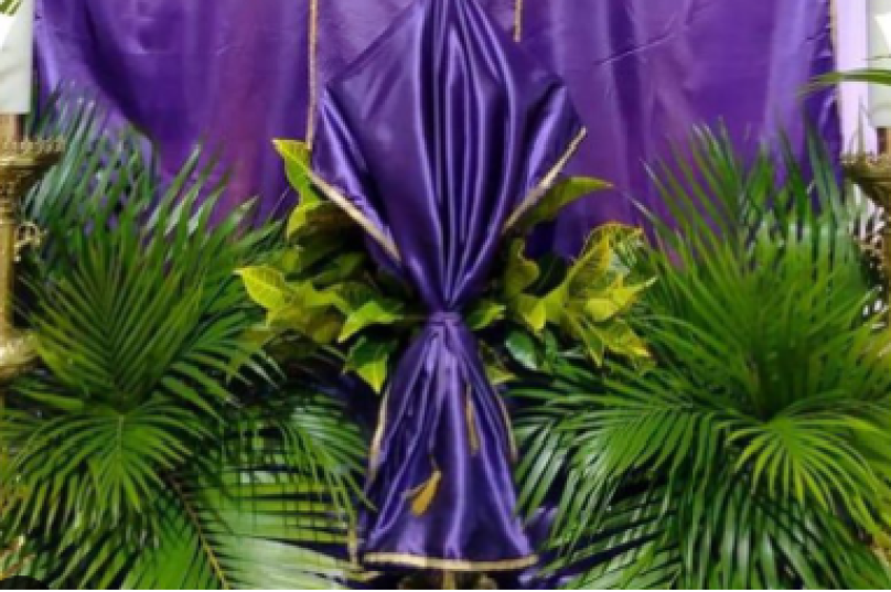 A cor deste período é o roxo que simboliza a dor e sofrimento. Imagem: Secretaria de Cultura de Búzios I Reprodução