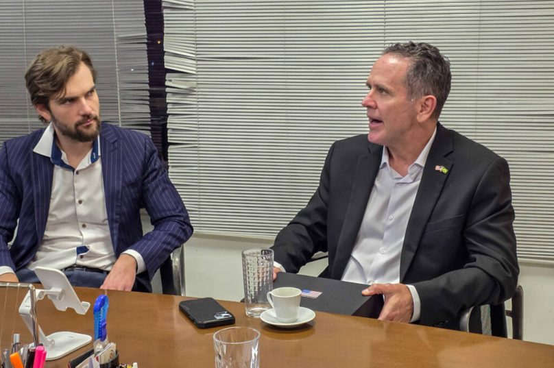 Cônsul dos Estados Unidos visita Macaé e conhece indicadores de emprego, qualificação profissional e investimentos previstos para o município I Crédito da Imagem: Divulgação PMM