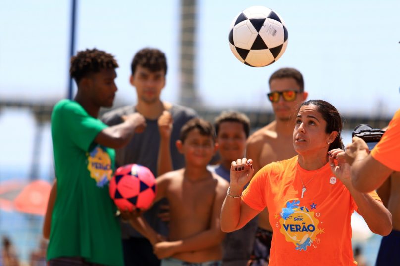 Sesc Verão Rio das Ostras começa neste fim de semana com oficinas de esporte - Foto Jorge Ronald