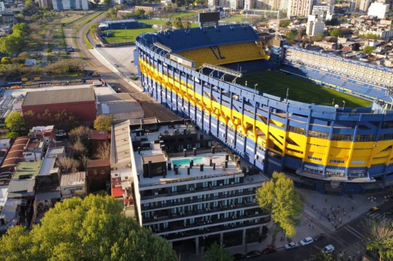 Vista da La Bombonera, estádio do Boca Juniors, que se tornou um dos destinos mais procurados do turismo esportivo na América do Sul - Divulgação