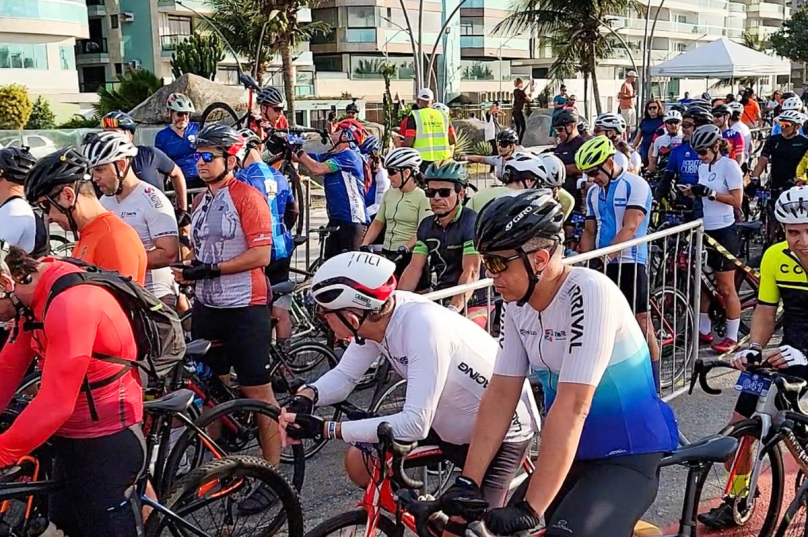 Volta Internacional da Laguna reúne ciclistas no domingo (20) em percurso de 100 km por seis cidades da Região dos Lagos.