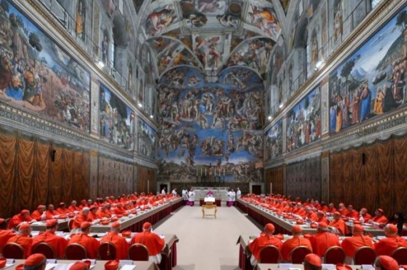 A cerimônia teve início às 16h30 no horário local (11h30 de Brasília) Foto: Vatican News