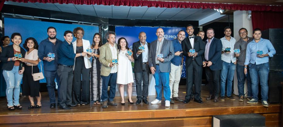 Vencedores da 2° edição do Prêmio Prolagos de Jornalismo Ambiental. Imagem: Prolagos | Divulgação