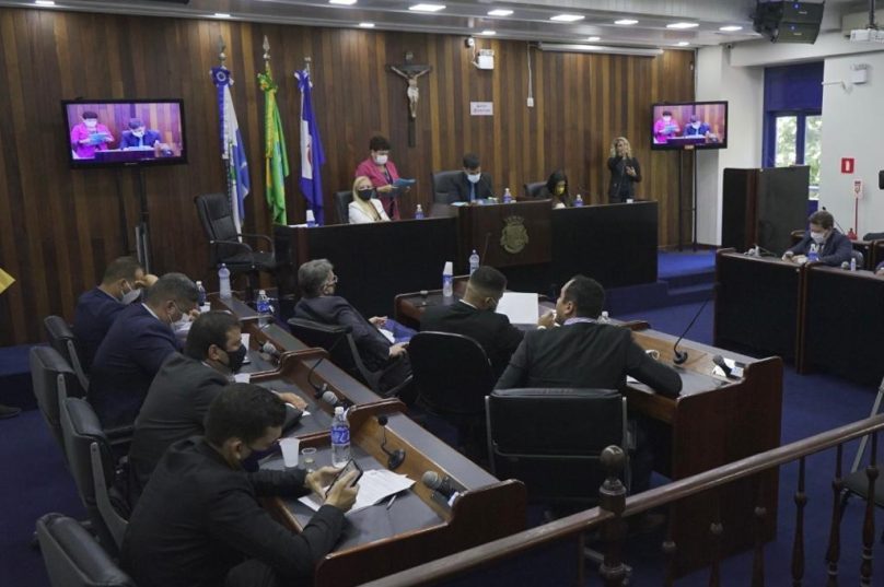 Sessão aconteceu nesta terça-feira (23) | Foto: Reprodução/Câmara Municipal de Cabo Frio