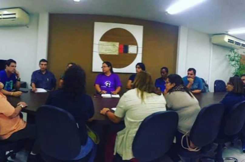 Reunião entre Marquinho Mendes e educação. Foto: Rafael Peçanha