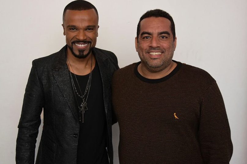 Miltinho Gonçalves e o cantor Alexandre Pires
