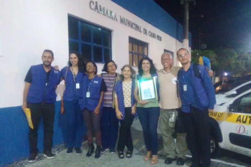 Inea recebe homenagem na Câmara de Cabo Frio. Foto: Divulgação