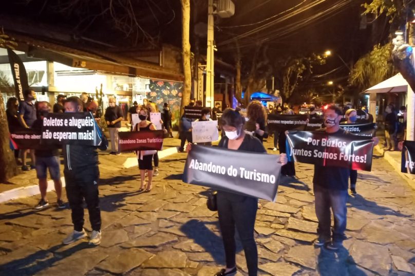 Protesto rua das pedras
