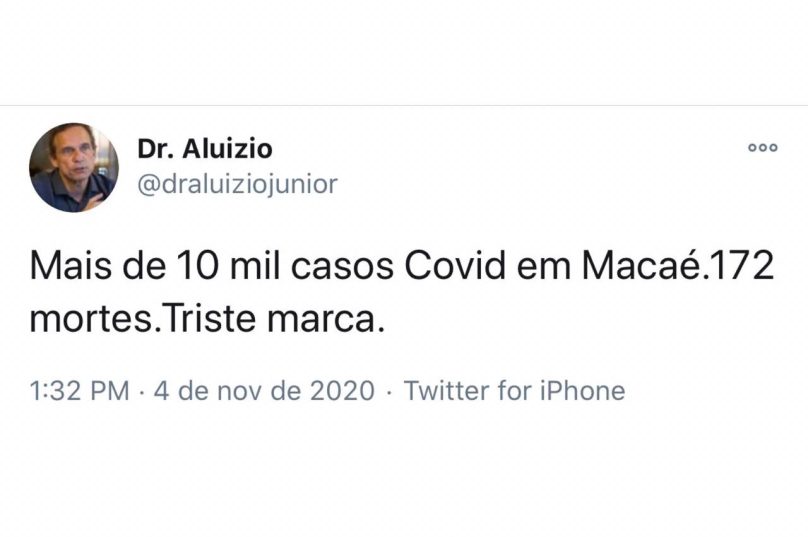 Dr. Aluízio | Imagem: Redes Sociais/Twitter