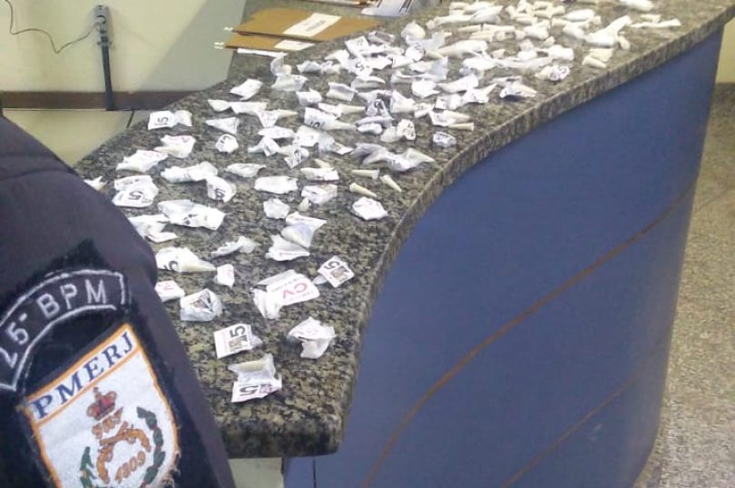 Material foi encaminhado para a 127° DP | Foto: Divulgação/PM