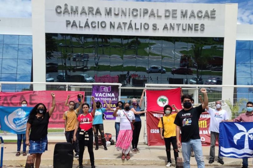 Pressão do Sinpro Macáe faz Câmara arquivar PL que trata educação como atividade essencial durante pandemia | Foto: Divulgação/Sinpro Macaé