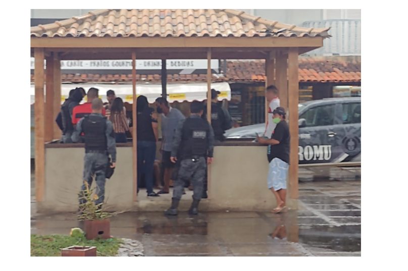 Ação aconteceu nesta terça-feira (1). Imagem: Leitores | Reprodução.