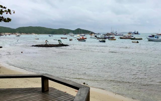 O tempo ficou instável durante esta quarta na cidade, com sol entre nuvens e pancadas de chuva. Foto: Matheus Coutinho