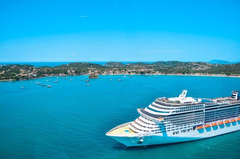 Ao todo, 28 pessoas que estavam a bordo do MSC Preziosa testaram positivo. Foto Matheus Coutinho