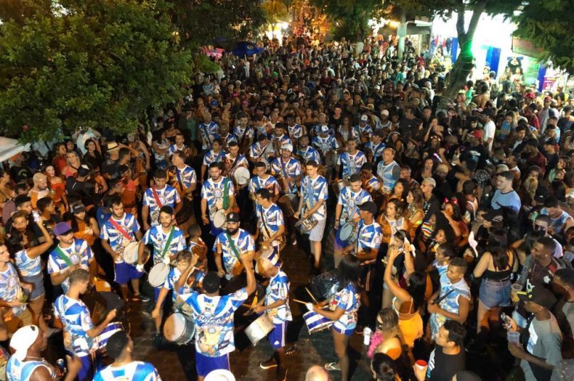 Arrastão do Vou Ali e Volto Já, em 2020. Foto: Matheus Coutinho