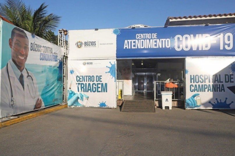 Até segunda (17) uma pessoa estava internada no município. Foto Prefeitura de Búzios