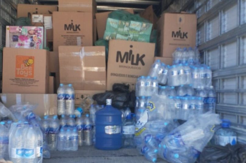 Mais de 30 toneladas de donativos fora levadas para as famílias petropolitanas.