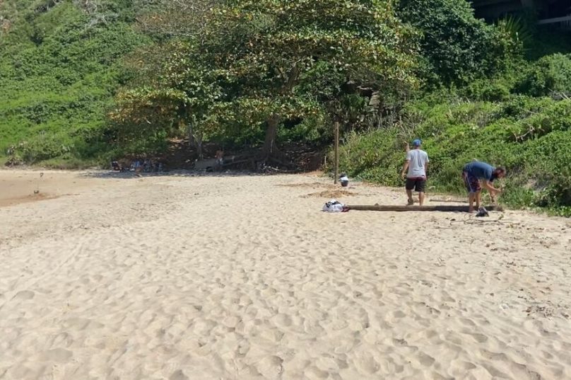 A demarcação foi feita pela Secretaria do Lazer e de Esporte em conjunto com a Coordenadoria de Postura. Foto divulgação