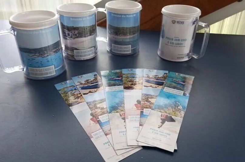 “Praia sem lixo é um luxo” é programação organizada pela Secretaria do Ambiente. Foto Prefeitura de Búzios