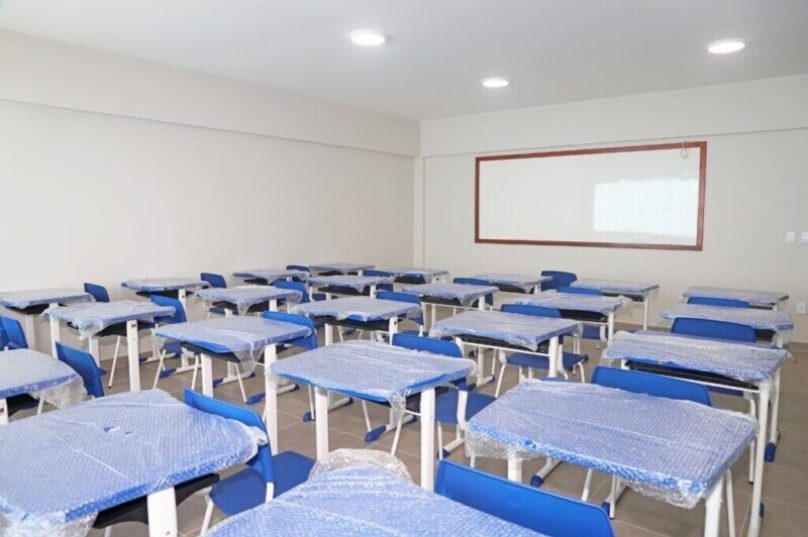 Alunos já voltarão para o prédio sede a partir de quinta-feira (12). Foto divulgação