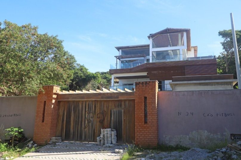Havia cerca de dez operários trabalhando na obra no momento que os fiscais chegaram. Foto divulgação