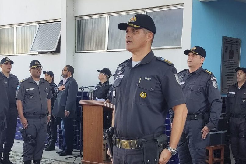 Tenente-coronel Oliveira veio transferido do Batalhão de Magé. Foto Prensa