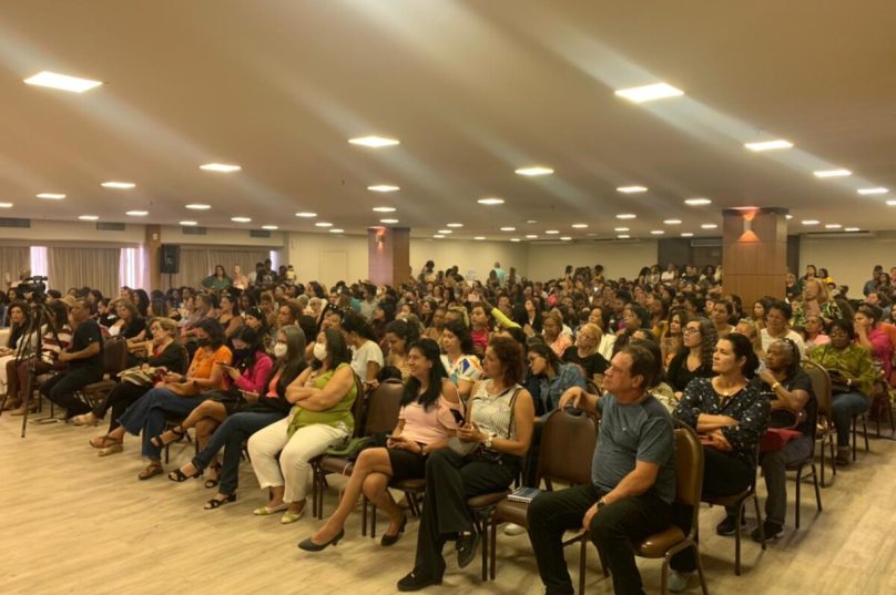 Encontro com o pré-candidato a deputado federal foi no Hotel Malibu. Foto Prensa