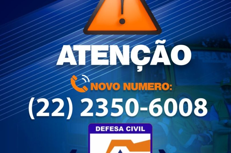 novo número defesa civil
