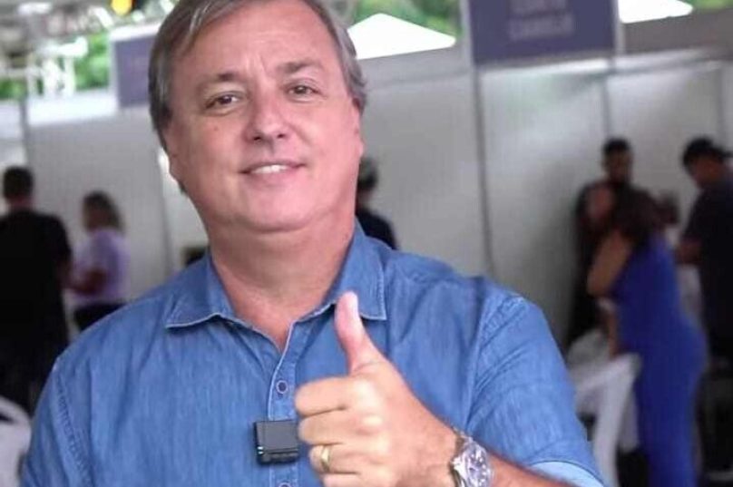 Alexandre Martins comemora a decisão- créditos: frame vídeo nas redes sociais do prefeito